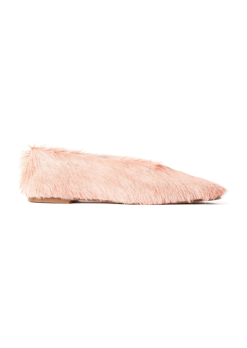 By Malene Birger - Merina Fur Flats - Pink - FR 39 - Moda Operandi