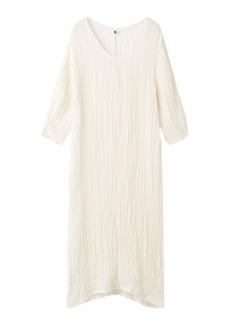 By Malene Birger - Miolla Crinkled Linen Maxi Dress - White - EU 36 - Moda Operandi
