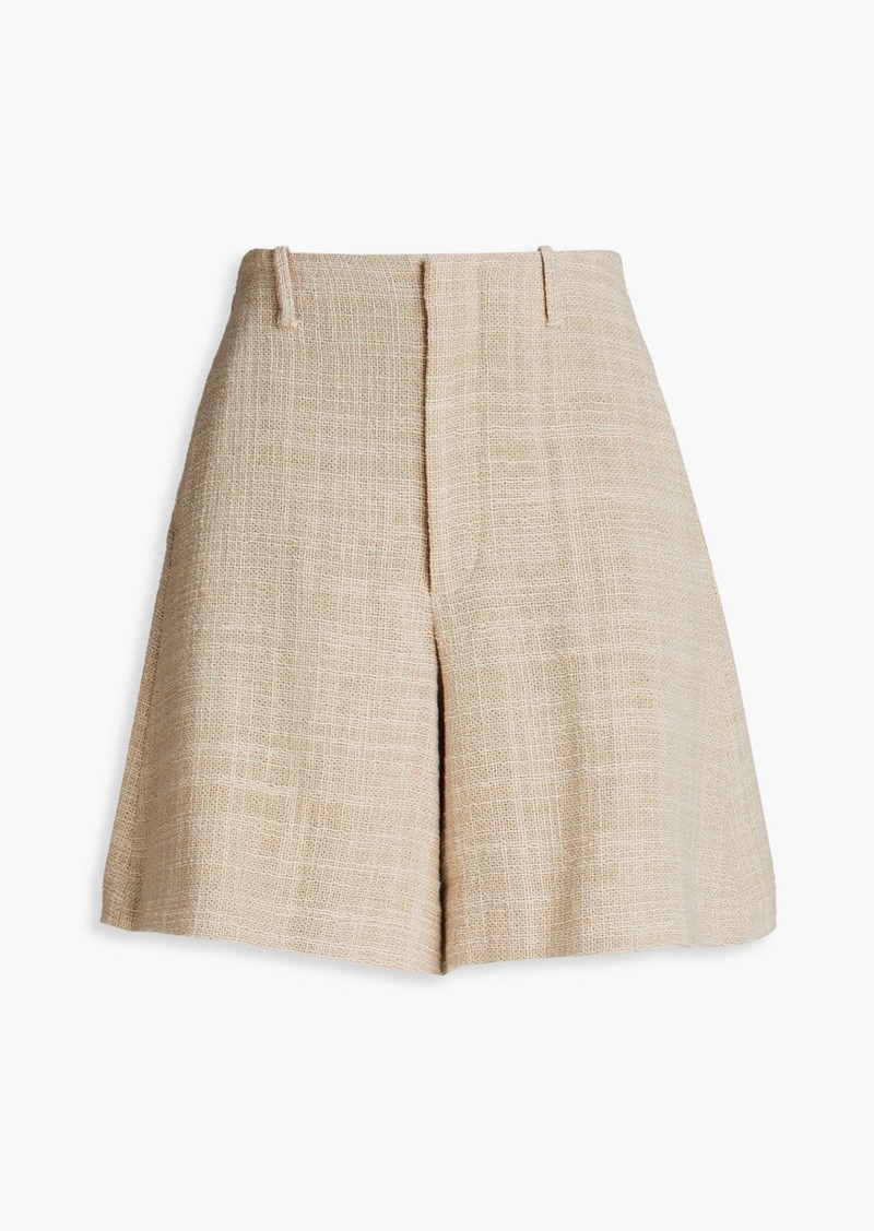 By Malene Birger - Paccas cotton-blend gauze shorts - Neutral - DE 42