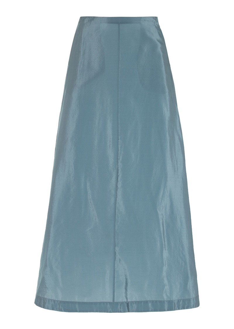 By Malene Birger - Taffeta Maxi Skirt - Blue - EU 34 - Moda Operandi