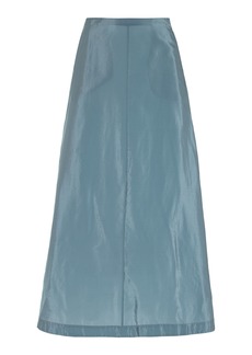 By Malene Birger - Taffeta Maxi Skirt - Blue - EU 38 - Moda Operandi