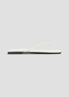 By Malene Birger - Tevisa leather flip flops - White - EU 40