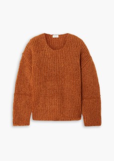 By Malene Birger - Vibeca ribbed mohair-blend sweater - Brown - S
