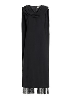 By Malene Birger - Women's Cressida Fringe-Trimmed Maxi Dress - Black - EU 34 - Moda Operandi