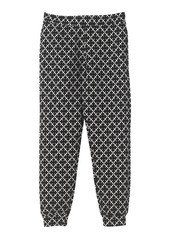 By Malene Birger - Women's Miano Cotton-Blend Jacquard Drawstring Sweatpants - Print/black - Moda Operandi