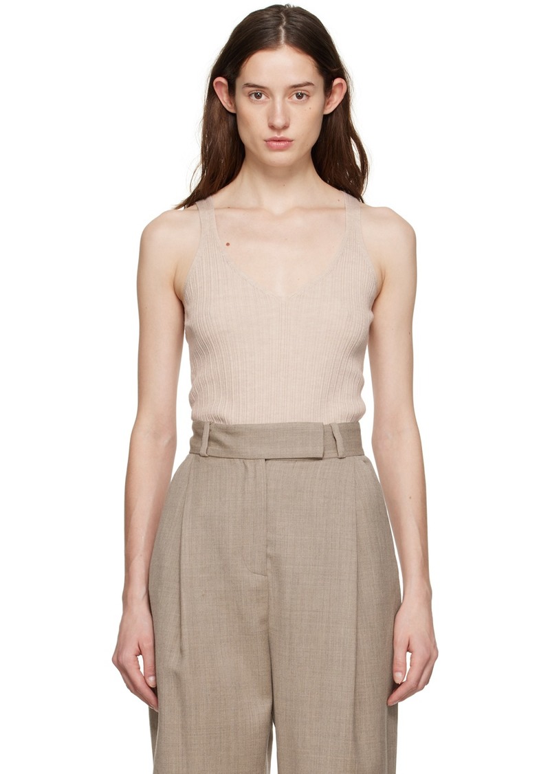 by Malene Birger Beige Bevina Tank Top