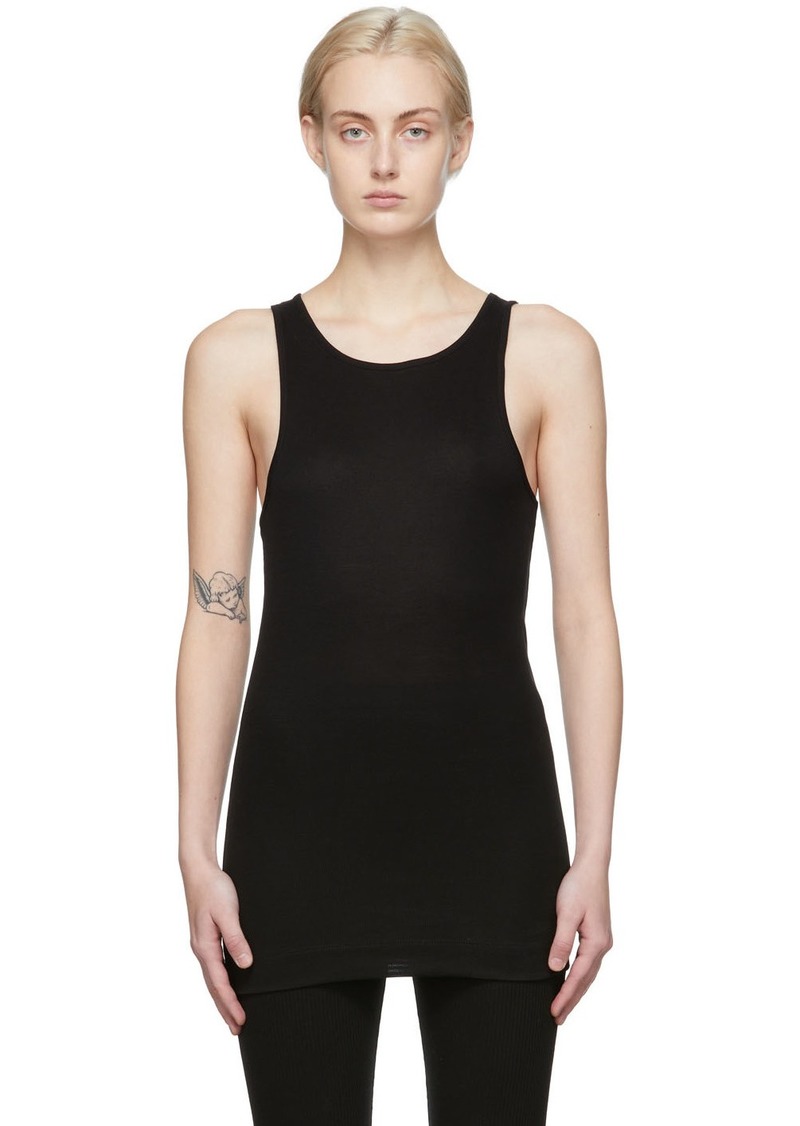 by Malene Birger Black Amieeh Racer Tank Top