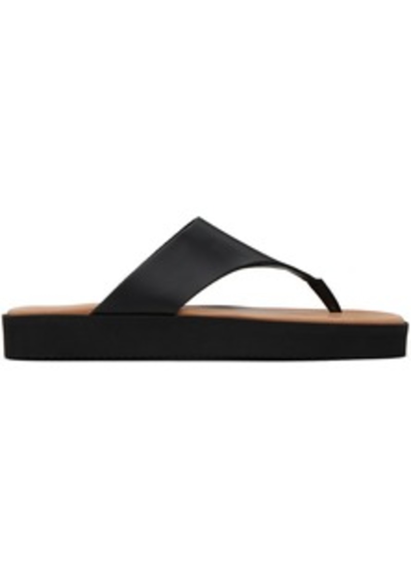 by Malene Birger Black Marisol Flip Flops