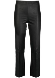 By Malene Birger Florentina cropped leather trousers
