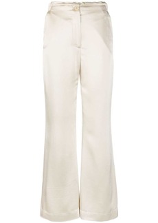 By Malene Birger mid-rise flared trousers