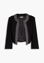 byTiMo - Embellished jersey jacket - Black - XL