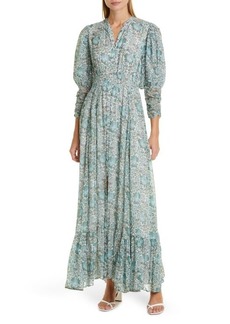 byTiMo Floral Print Georgette Maxi Dress