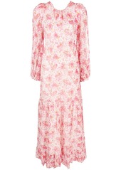 byTiMo floral-print cut-out detailing dress