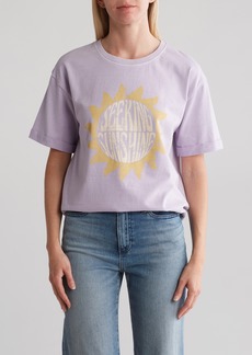 C & C California Drew Boyfriend T-Shirt in Pastel Lilac Seeking Sunshine at Nordstrom Rack