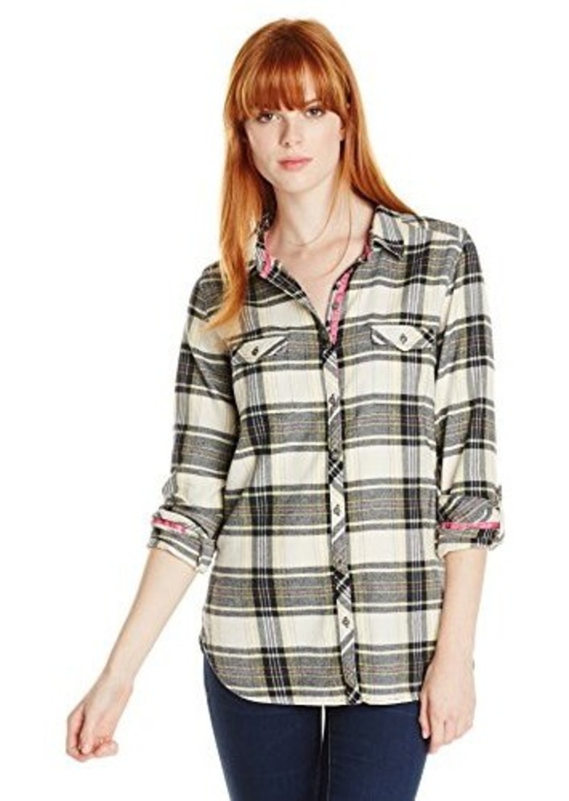 C & C California C&C California Women's Flannel Plaid Pocket Shirt | Tops