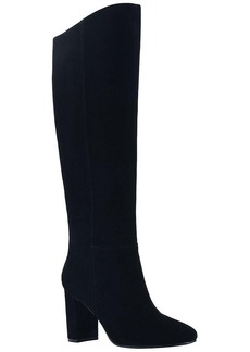 Calvin Klein Almay Womens Leather Tall Knee-High Boots