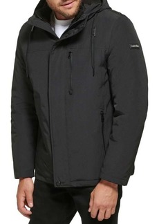 Calvin Klein Arctic Faille 3-In-1 Hooded Bib Jacket