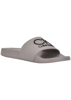 Calvin Klein Ark Mens Logo Pool Slide Sandals