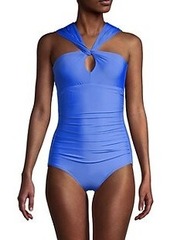 Calvin Klein Asymmetrical 1-Piece Swimsuit