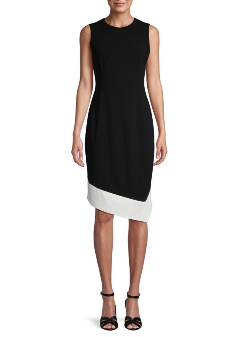 calvin klein asymmetrical dress