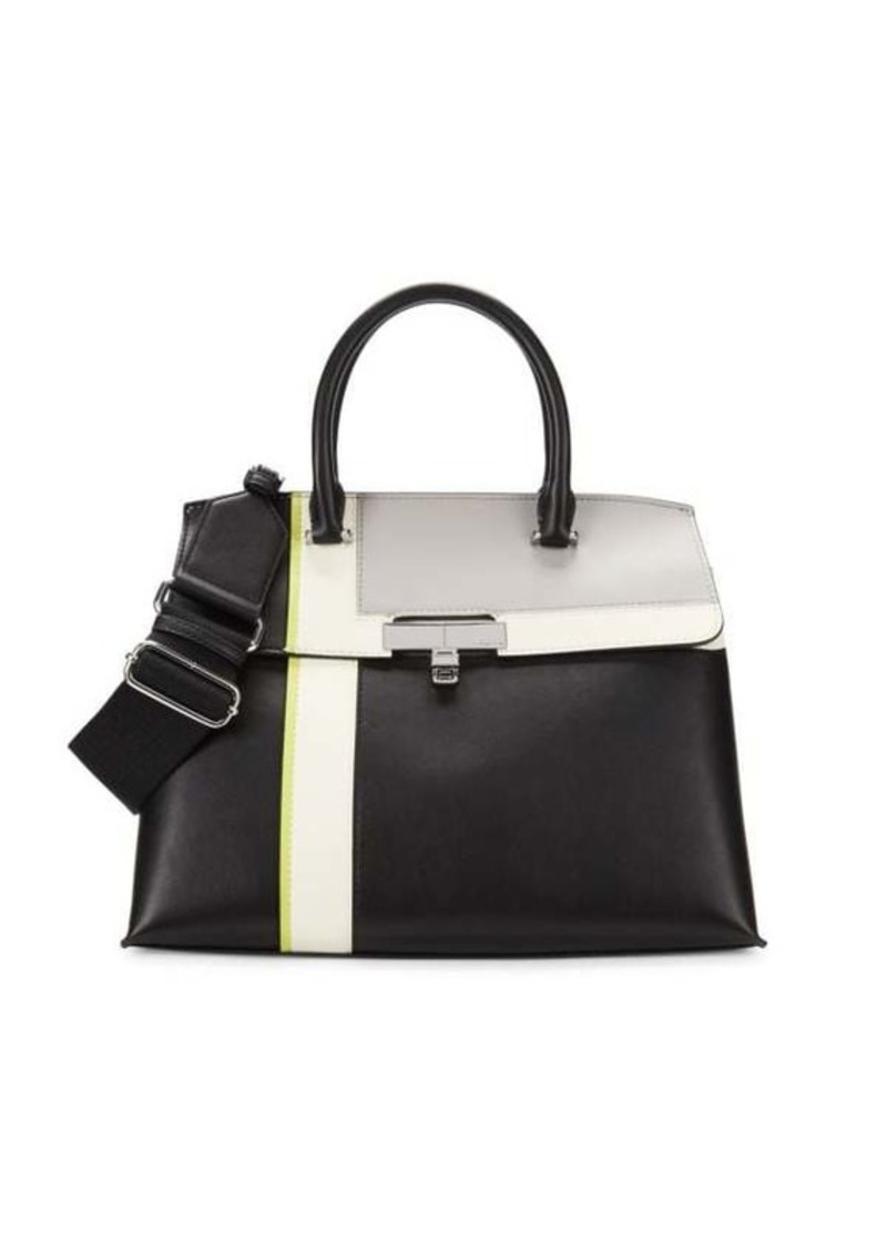 Calvin Klein Becky Colorblocked Satchel