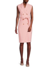 Calvin Klein Belted Blazer Sheath Dress