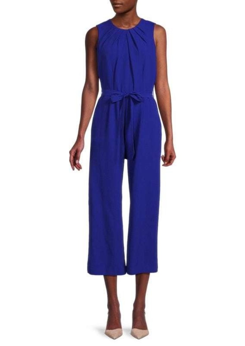 Calvin Klein Belted Cropped Jumpsuit