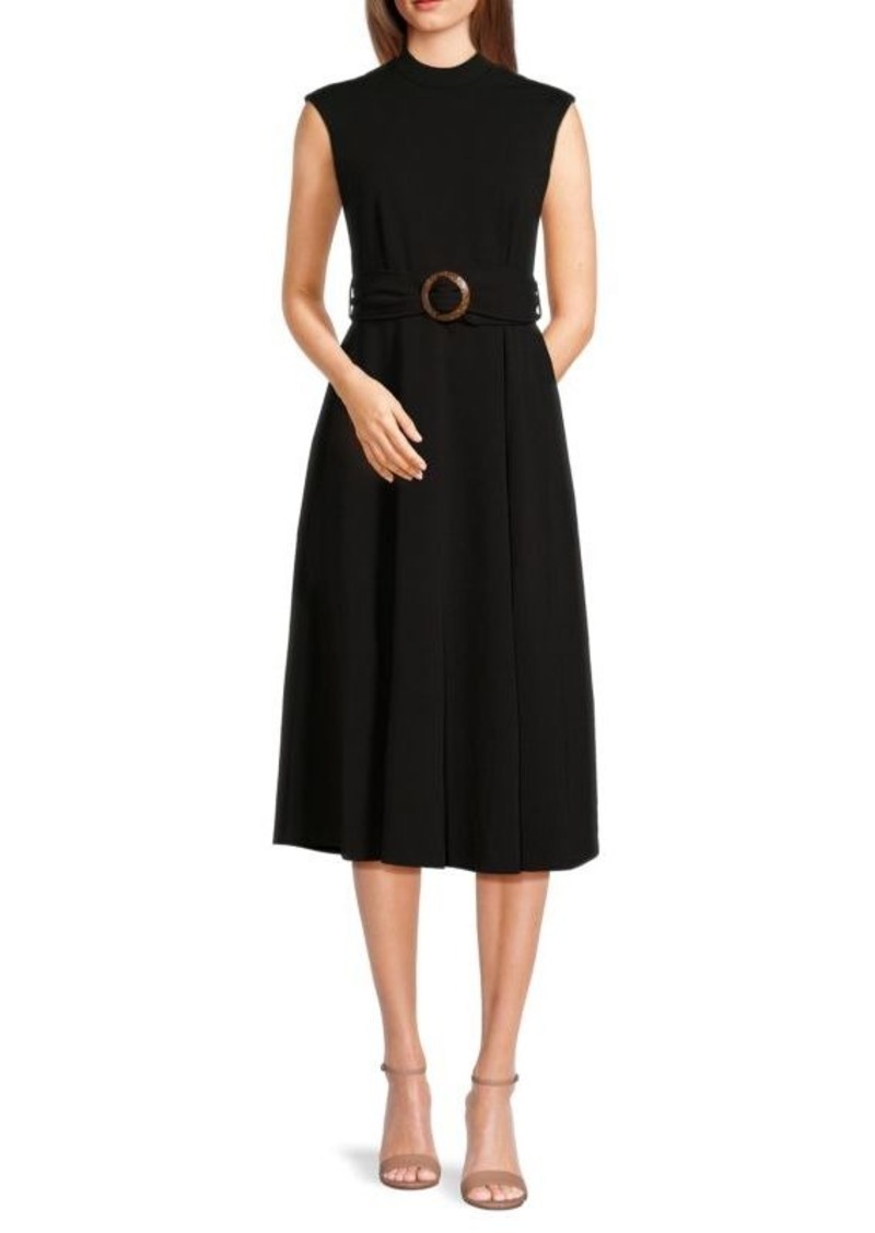 Calvin Klein Belted Midi Dress