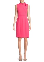 Calvin Klein Bow Neck Sheath Dress