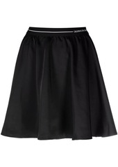 Calvin Klein box-pleat A-line miniskirt