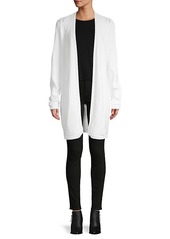Calvin Klein Cable-Knit Open-Front Cardigan