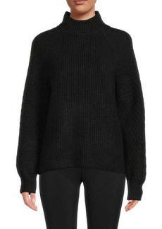 Calvin Klein Cable Knit Raglan Sleeve Sweater