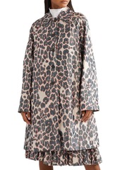 Calvin Klein - Leopard-print taffeta coat - Animal print - IT 46