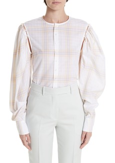 CALVIN KLEIN 205W39NYC Removable Sleeve Blouse