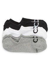 Calvin Klein 3-Pack Micro Cushion No-Show Socks