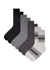 Calvin Klein 4 Pack Combed Cotton Dress Crew Socks