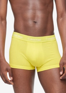 Calvin Klein 5-Pack Stretch Cotton Low Rise Trunks in Orange Juice at Nordstrom