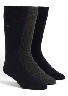Calvin Klein Assorted 3-Pack Socks