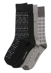 Calvin Klein Assorted 4-Pack Dress Socks