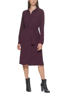 Calvin Klein Belted Shirtdress