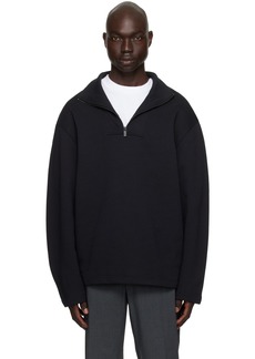 Calvin Klein Black Half-Zip Sweater
