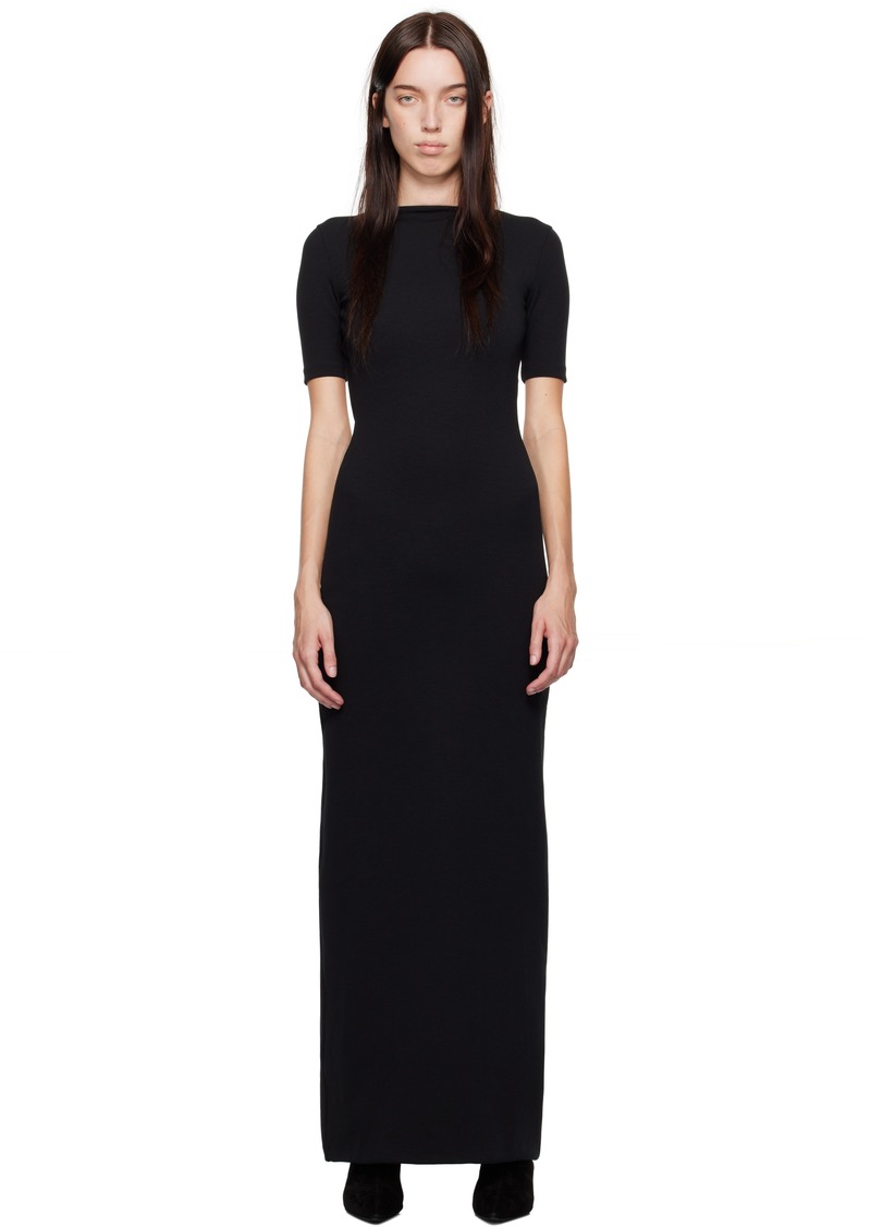 Calvin Klein Black Halo Backless Maxi Dress