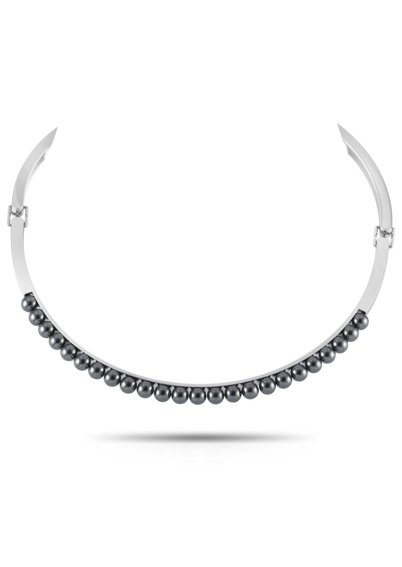 Calvin Klein Circling Stainless Steel Hematite Necklace