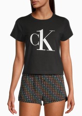 Calvin Klein Ck One Rainbow Logo Pajama Shorts Set