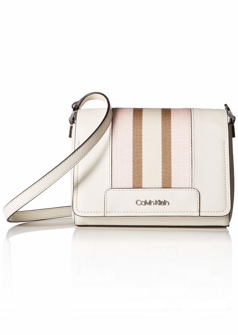 calvin klein white shoulder bag