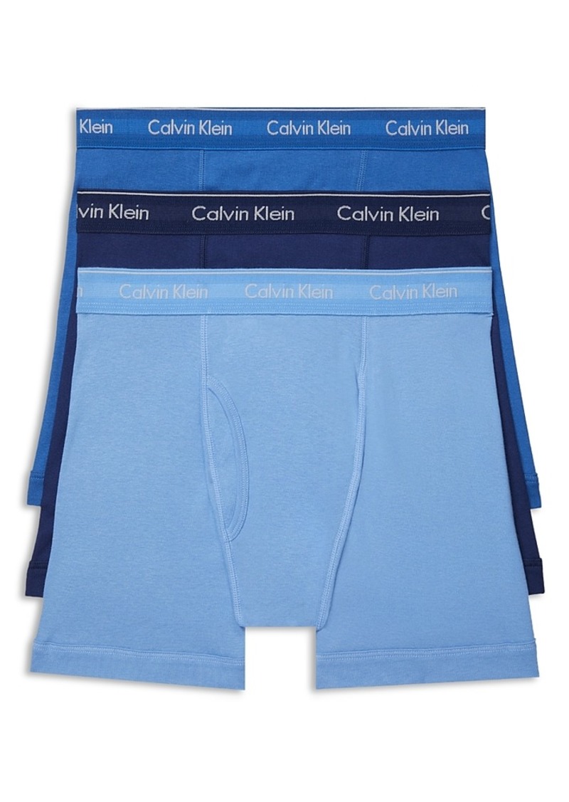 Calvin Klein Cotton Boxer Briefs, Pack of 3