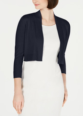 Calvin Klein Cropped Open-Front Cardigan