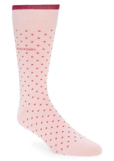 Calvin Klein Dot Socks in Rosa Pink at Nordstrom
