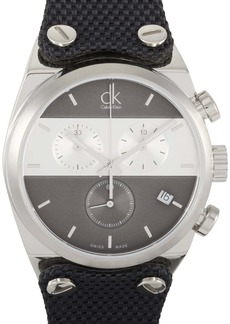 Calvin Klein Eager Chronograph Stainless Steel Watch K4B381B3