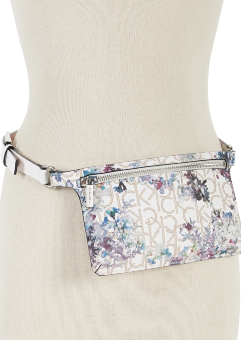 Calvin Klein Calvin Klein Floral Leather Fanny Pack | Belts